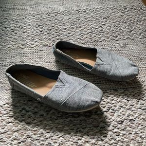 Grey Slip on Toms